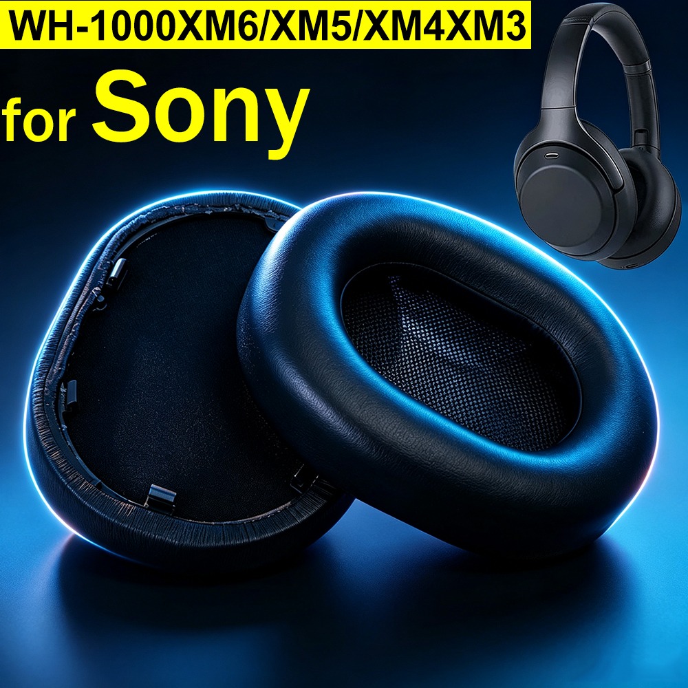 Sony Headphone Wh-1000Xm5 - 1 คู่เปลี่ยนแผ่นรองหูฟังสำหรับ SONY WH-1000XM6 WH-1000XM5 /4/3