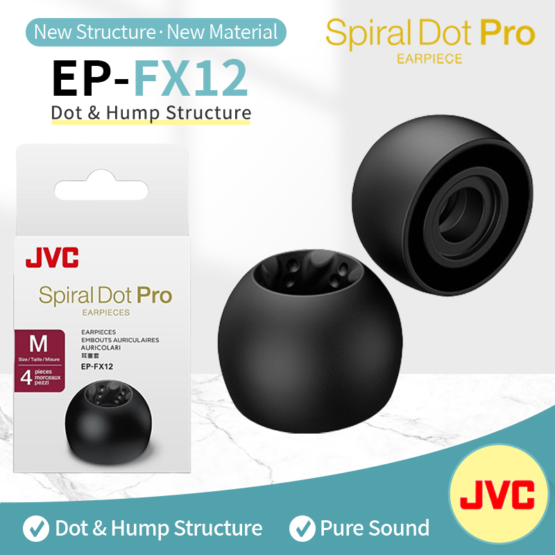 In Ear Monitor Iem - จุกหูฟังแบบสปริง JVC EP FX12 Spiral Dot