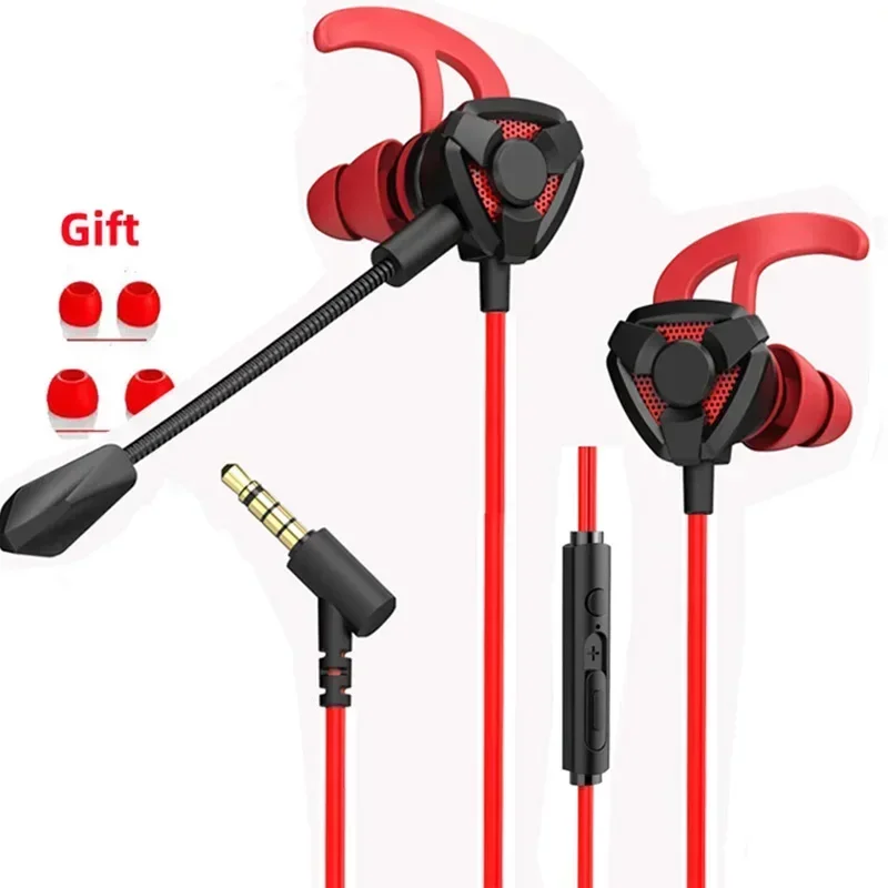 ชุดหูฟัง Gamer หูฟังแบบมีสายหู - Wired Earphone Mic บทวิจารณ์และราคา