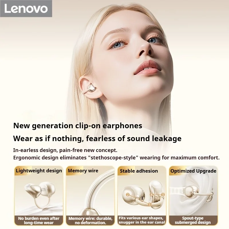 หูฟังไร้สาย Lenovo XA390 ดีไซน - Sports Earphone Hook บทวิจารณ์และราคา