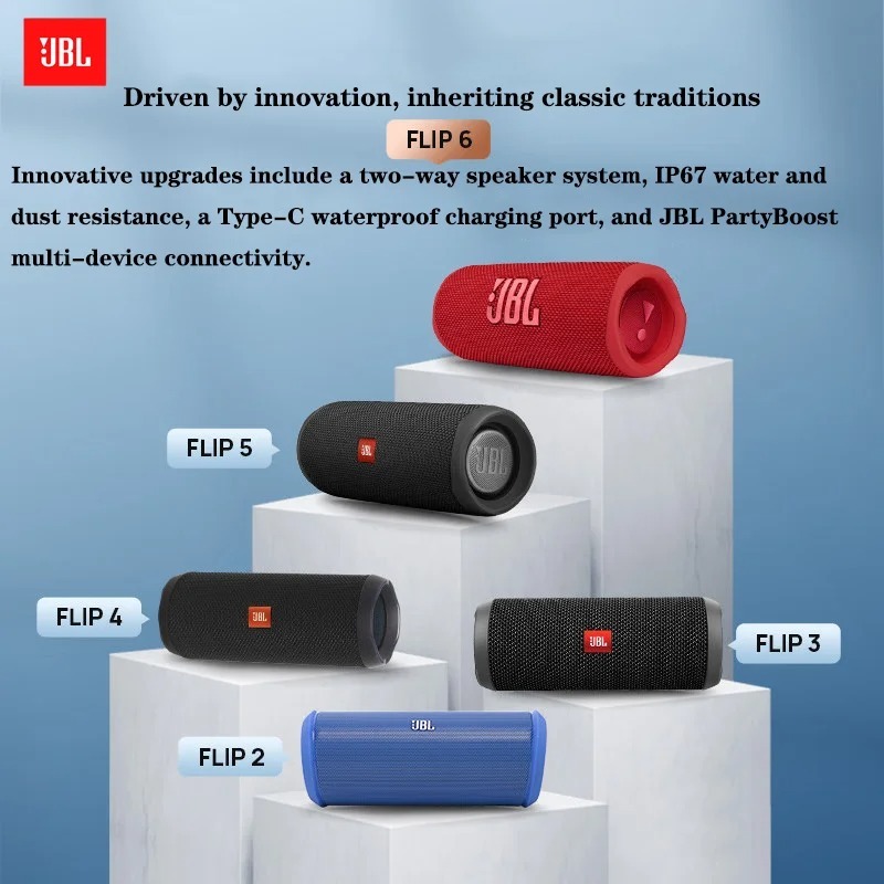 ลำโพงบลูทูธไร้สายแบบพกพา JBL F - Jbl Speaker Flip 6 บทวิจารณ์และราคา
