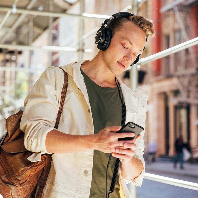 AB33-ATH-M50x สายเคเบิล, สาย A - Audio Technica Headphone Ath-M50X บทวิจารณ์และราคา