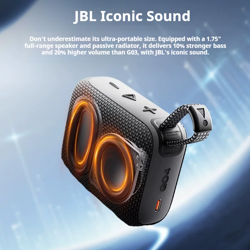 ลำโพงบลูทูธพกพา JBL GO4 กันน้ำ - Jbl Speaker Go 4 บทวิจารณ์และราคา