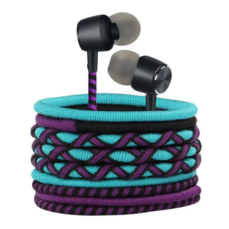 หูฟังแบบมีสายถัก 3.5 มม. หูฟัง - Wired Earphone Mic บทวิจารณ์และราคา